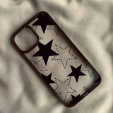 Red Star Silicone Hard Case For iPhone