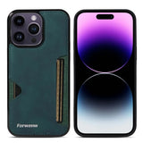 Retro Card Holder Wallet Case for iPhone