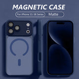 Luxury Magnetic Translucent Matte Case for iPhone