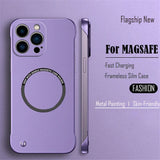 Metallic Frameless Magnetic Case For iPhone