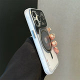 Luxury High Tech Skin Feel Magnetic Case For iPhone