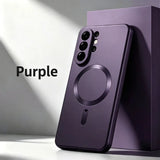 Luxury Magnetic Silicone Lens Protector Case for Samsung