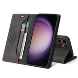 Anti-theft Flip Leather Wallet Case For Samsung
