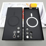 Luxury Matte Magnetic Magsafe Wireless Case for Samsung