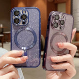 Luxury Electroplate Soft Bumper Glitter Case For iPhone