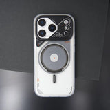 Luxury Mechanical Style Magnetic Case For iPhone