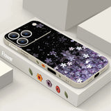 Cherry Blossom Wrist Strap Soft Case For iPhone