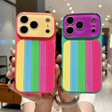 Dopamine Rainbow Acrylic Case For iPhone