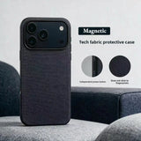 Luxury Tech Woven for Magsafe Magnetic Case for iPhone