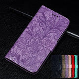 Wallet Flip Leather Case For Samsung