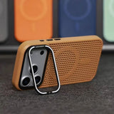 Luxury Cooling Camera Holder Case for iPhone