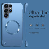 Ultra Thin Metallic Paint Magnetic Frameless Case For Samsung