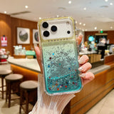 Gradient Quicksand Soft TPU+Hard Bumper Case For iPhone