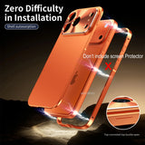 Magnetic Aluminum Frame Metal Case For iPhone
