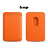 Leather Magnetic Card Holder Wallet For iPhone