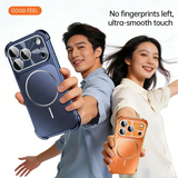 Shockproof Matte Magnetic Plating Case for iPhone