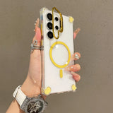 Airbag Anti-fall Cushion Magnetic Case For Samsung