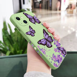 Purple Butterflies Cute Case For iPhone