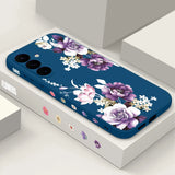 Purple Peony Flower Case For Samsung