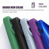 Fluff Protective Soft Liquid Silicone Case for iPhone