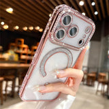 Luxury Glitter Diamond Magnetic Shockproof Case For iPhone