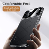 Frame Leather Shockproof Bumper Plating Case For iPhone