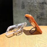 Clear Magnetic Stand Holder Armor Case For iPhone