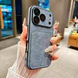 Luxury Matte Shockproof Bumper Case For iPhone