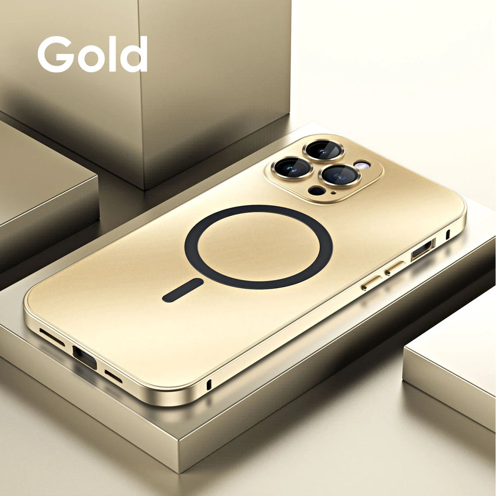Magsafe Magnetic Frosting Metal Case For iPhone