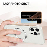 Magnet Frameless Sand Rock Matte Case For iPhone