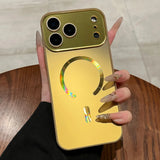Matte Glitter Laser Magnetic Case for iPhone