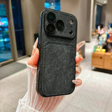Luxury Matte Shockproof Bumper Case For iPhone