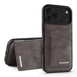 Luxury Retro Leather Business Case for iPhone