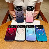Luxury Magnetic Gradient Streaming Case For iPhone