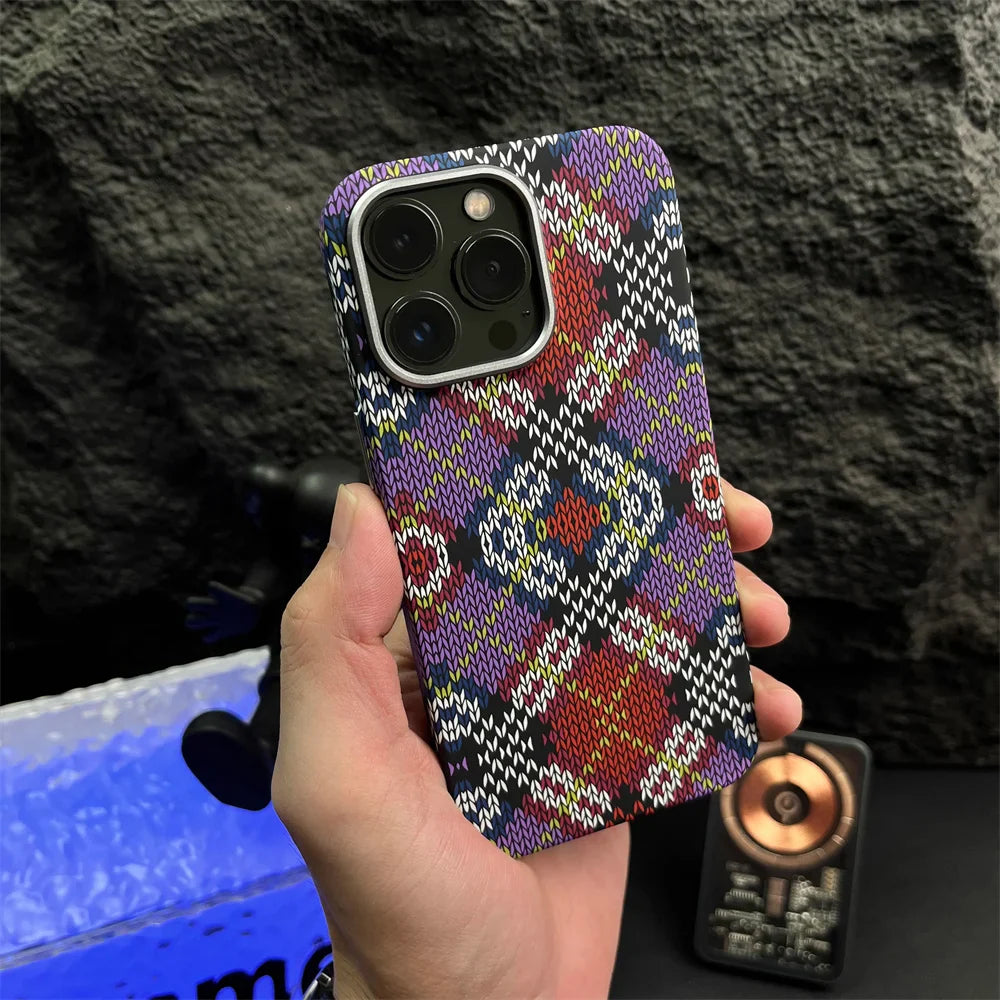 Carbon Fiber Braided Texture Case For iPhone