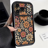 Cartoon Flowers TPU Soft Silicone Case For iPhone