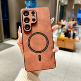 Ultra Skin Feel Matte Leather Protection Case for Samgsung