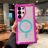 Magsafe Magnetic Glitter Clear Case for Samsung