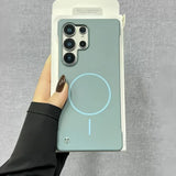 Magsafe Magnetic Ultra Thin Hard Matte Frameless Case for Samsung