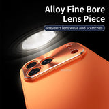 Magnetic Aluminum Frame Metal Case For iPhone