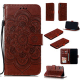 Luxury Leather Wallet Flip Stand Case For Samsung