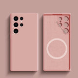 Liquid Silicone Magnetic Shockproof Case For Samsung