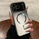 Matte Glitter Laser Magnetic Case for iPhone