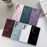 Luxury Matte Magnetic Magsafe Wireless Case for Samsung