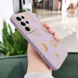Golden Starry Sky Case For Samsung
