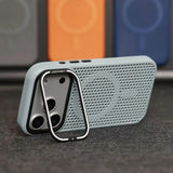 Luxury Cooling Camera Holder Case for iPhone