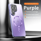 Luxury Plating Magnetic Camera Lens Case for Samsung