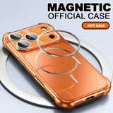 Luxury Magsafe Shockproof Magnetic Case For iPhone