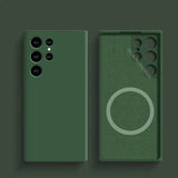 Liquid Silicone Magnetic Shockproof Case For Samsung