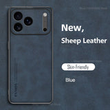 Luxury Leather Shockproof Case For iPhone